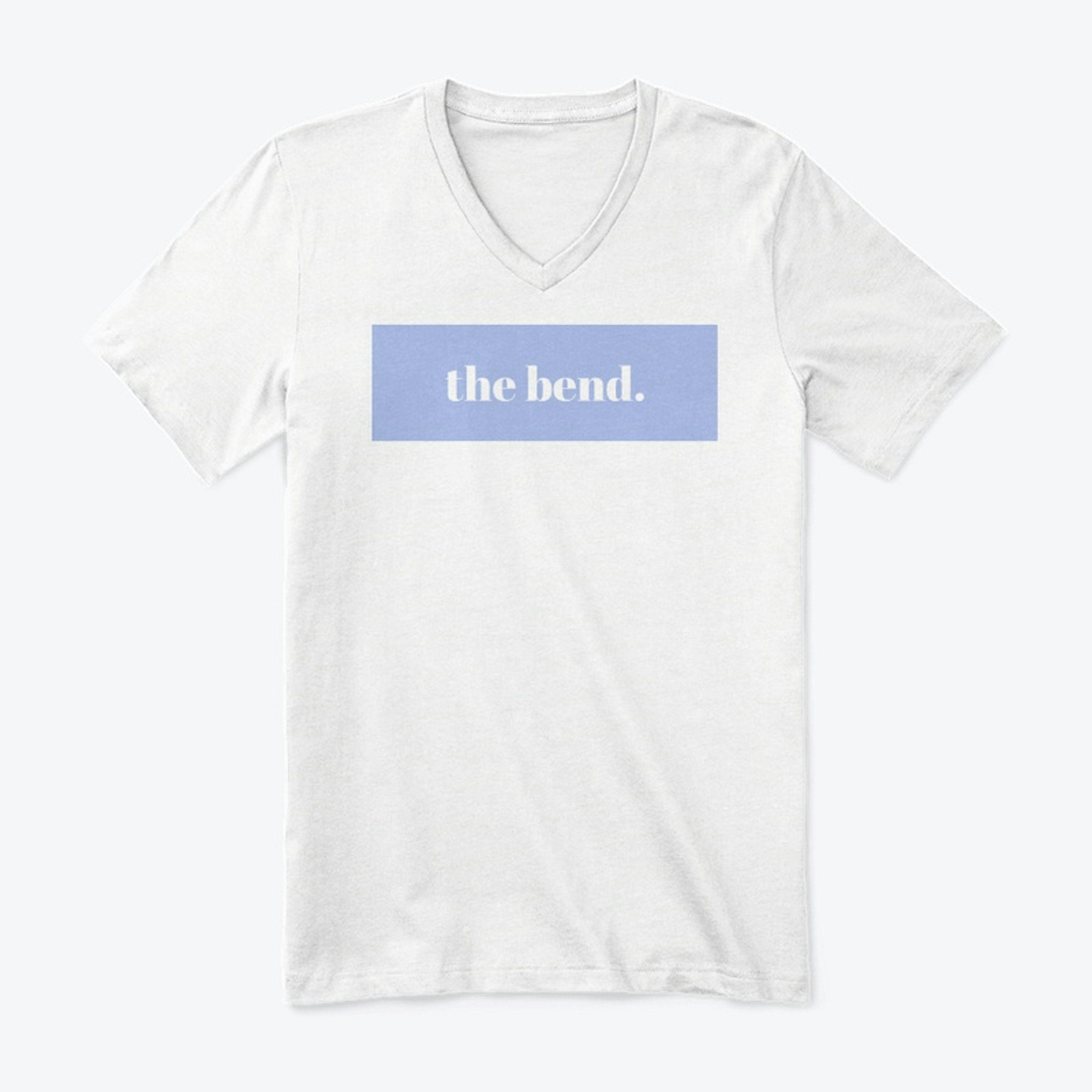 "the bend." Box logo (baby blue)